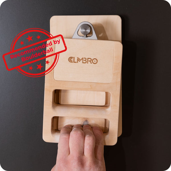 Climbro Mini Fingertrainer mit App und Kraftmessung – smartes Hangboard für Klettertraining zuhause