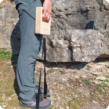 Climbro Mini zeigt Fingerkraft Analyse in der App – gezieltes Training für Kletterer