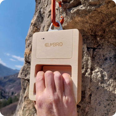 Mobiles Fingertraining mit Climbro Mini – für Kletterer, trainiert Fingerkraft flexibel zuhause oder unterwegs